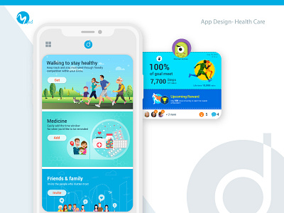 Health Care App Design app branding ui ux design ux design