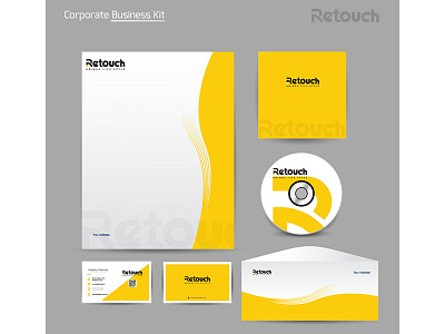 Corporate Business Kit(Retouch) product branding product design