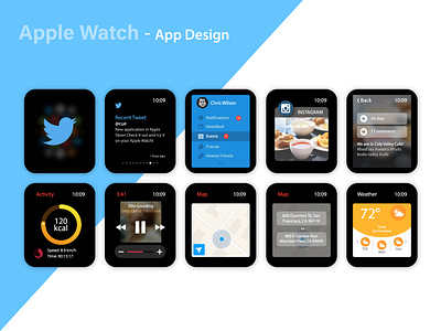 Apple Watch- App Design app apple watch apple watch design iwatch