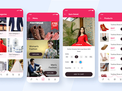 E-commerce - Mobile App android concept design ui