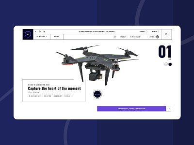 Drone online store - e-commerce web app concept drone drone online store e commerce e commerce ecommerce landing landing page online page store ui web app website