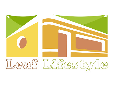 Leaf Lifestyle branding digital illustration graphic design logo typography vector
