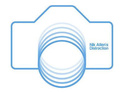Nik Allen's Distraction design graphic design logo typography