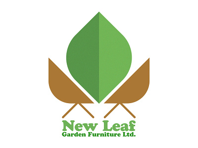 New Leaf Garden Furniture Ltd. brand identity branding design graphic design logo logo design logo identity typography