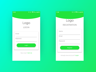 Simple Login App With Animation by Saiesh Kumar Ganji on Dribbble