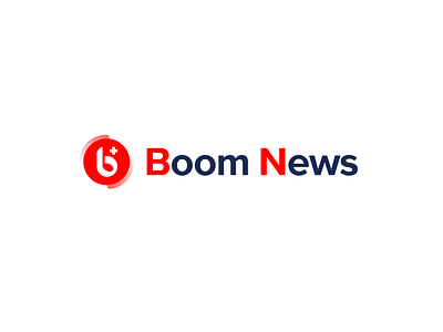 Bplus news logo design icon logo