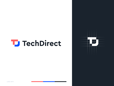 TechDirect logo design icon logo logodesign logotype