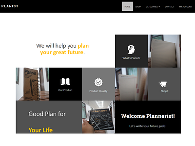 Planist Official Store ecommerce frontend marketplace web wordpress