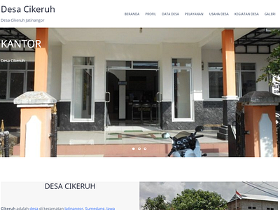 Desa Cikeruh Jatinangor information center news web wordpress