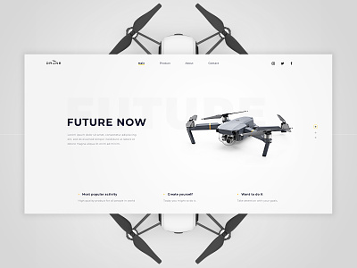 #1 Dron cart blue brand branding character clean design flat identity lettering minimal type typography ui ux web website
