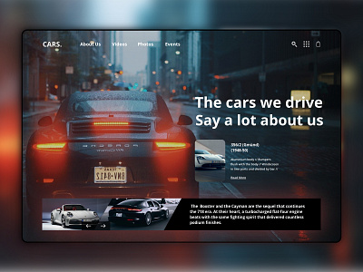 Cars Porsche 2021 design adobe adobe xd branding car design landing page porsche travel ui web app design web design