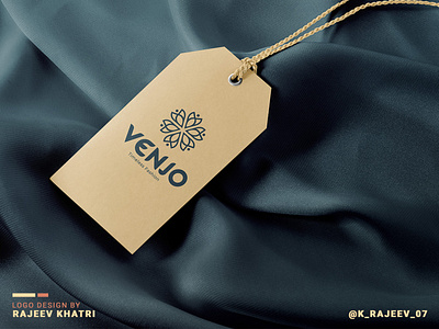 VENJO Brand Identity design by Rajeev Khatri (LetStarts) brand branding clothing brand clothingbrand design fashion fashion brand graphic design icon k rajeev 07 krajeev07 letstart letstarts logo logo designer logodesign rajeev rajeev khatri vector