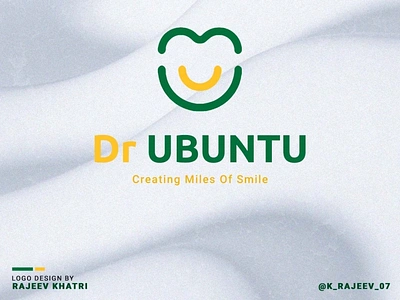 Dr UBUNTU Logo Design by Rajeev Khatri () brand brand design branding dental design dr ubuntu graphic design icon illustration indian brand k rajeev 07 krajeev07 letstart letstarts logo logo design logo designer rajeev rajeev khatri smile