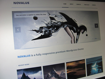 Got bored last night novalus open sans photoshop theme wordpress wordpress theme