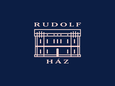 Rudolf House authentic branding building classic design elegant hotel illustration logo logo concept logomark logomarks minimal residence travel