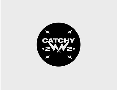 CATCHY22 american classic emblem logo logo design logomark music punk radio rock spotify