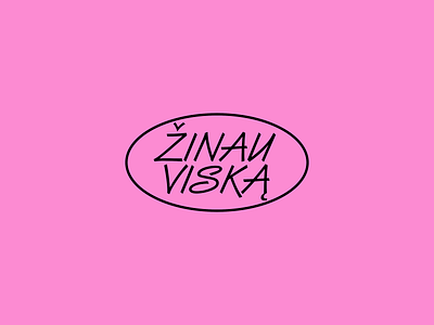 Žinau viską branding graphicdesign logo logodesign logotype