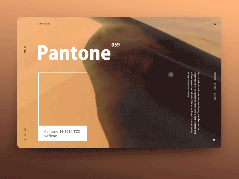 Pantone after effect animation app beautiful branding clean design flat identity illustration illustrator lancedaile lettering mobile type typography ui ux vector website