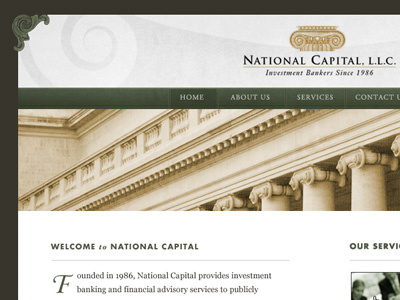 Finance Website finance navigation website