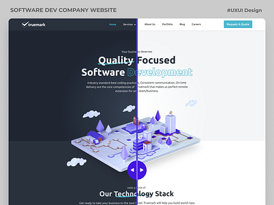 Company Landing Page - Dark/Light Mode 3d branding design figma figmadesign graphic design illustration logo minimal ui ux web