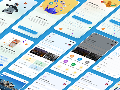 Mobile UIUX design for education app