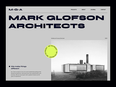 Architecture agency website 2d agency animation anna fesenko app architecture architecture agency clean concept creative design design app gotoinc grotesk minimal minimalistic ui ux website