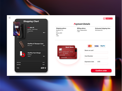 Ui 002 Creditcard adobexd credit card form daily 100 challenge design oneplus order ui ux web website