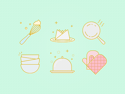 cooking icons cook design icon icons icons set illustration vector