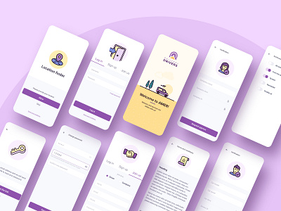 Ui and Illustrations for Delivery App Part 2