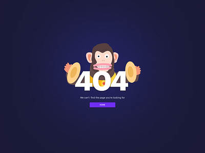 Funny picture for 404 page branding illustration
