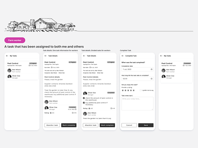 Assignment feature, app for farmers, part 3 ux