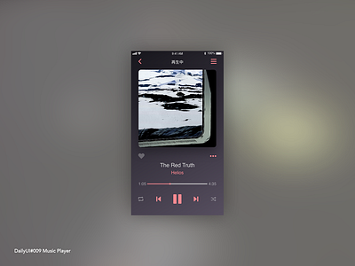 Daily UI 009 Music Player