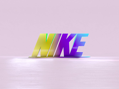 Nike Logo Animation 3d animation c4d cinema4d clean colorful design dribbble gradient illusion logo logo animation logo design loop mograph motion graphics motiondesign nike pink render