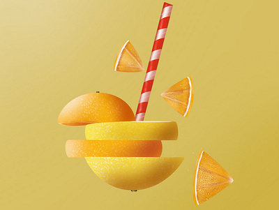 lemon ve orange in motion food illustration lemon motion orange