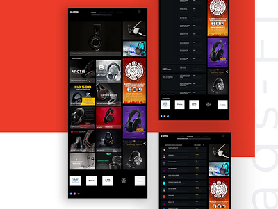 Head-Fi blog redesign concept illustration ui uidesign ux