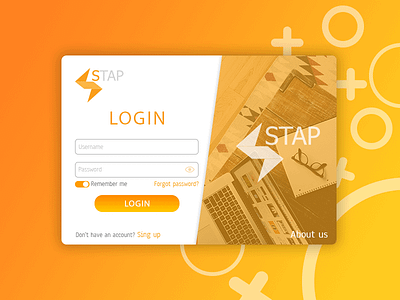 Login Stap card design dribbble flat log in morocco ui ux design web