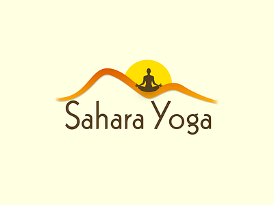 Sahara Yoga design logo morocco sahara yoga