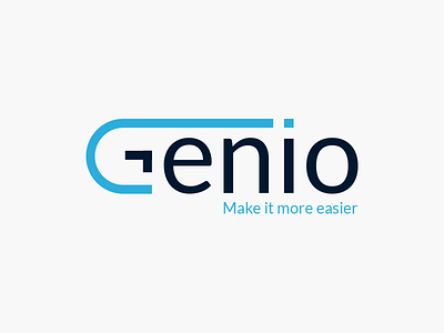 Genio design flat genie logo
