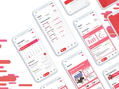 Student APP - Brazilian college prototype app design ui daily ui dashboard ui desgin ui design uikit ux ux ui ux design ux designer