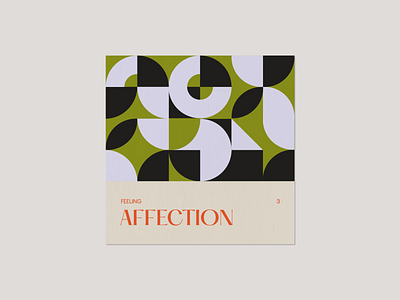 Feeling 3. Affection 2d design digitalart geometric art geometry illustration illustrator minimal typography vector
