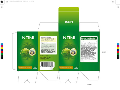 Aw Noni Box 002 2012 Co design illustration logo typography vector