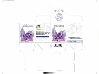 Botanic Aroma Package design illustration logo typography vector
