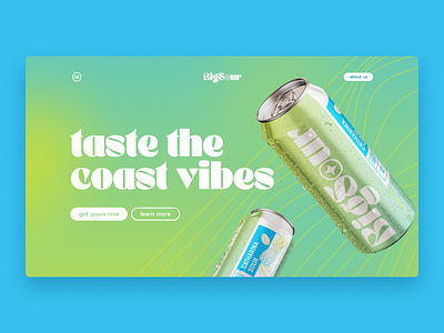 Beer Website Hero Concept