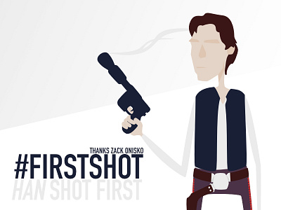 Hello dribbble! firstshot hansolo