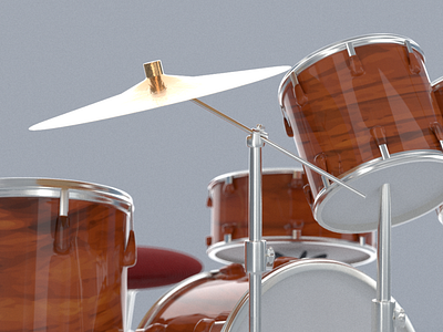 Drums 3d art 3d modeling design rendering