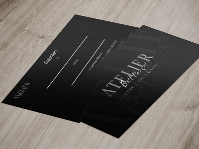 Black Classic Voucher black black white branding classic design flat grey high quality logo minimal print typography