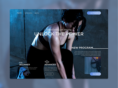 Website design | Fitness program