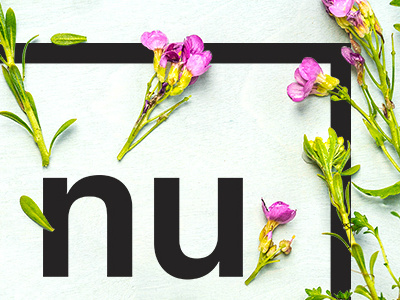 Logo Nuance brand design flowers graphic graphics illustration logotype plants typography