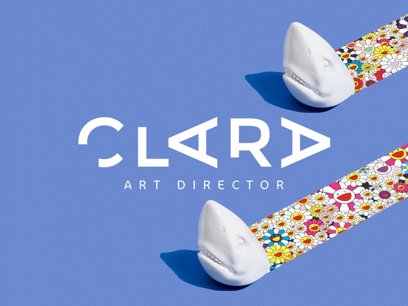 CLARA Testv1 animation brand clean color design gif illustration logo logotype print web
