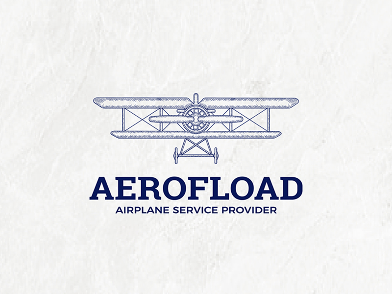 AEROFOLD HAND DRAWN VINTAGE LOGO by Motiur Rahman Miraz on Dribbble